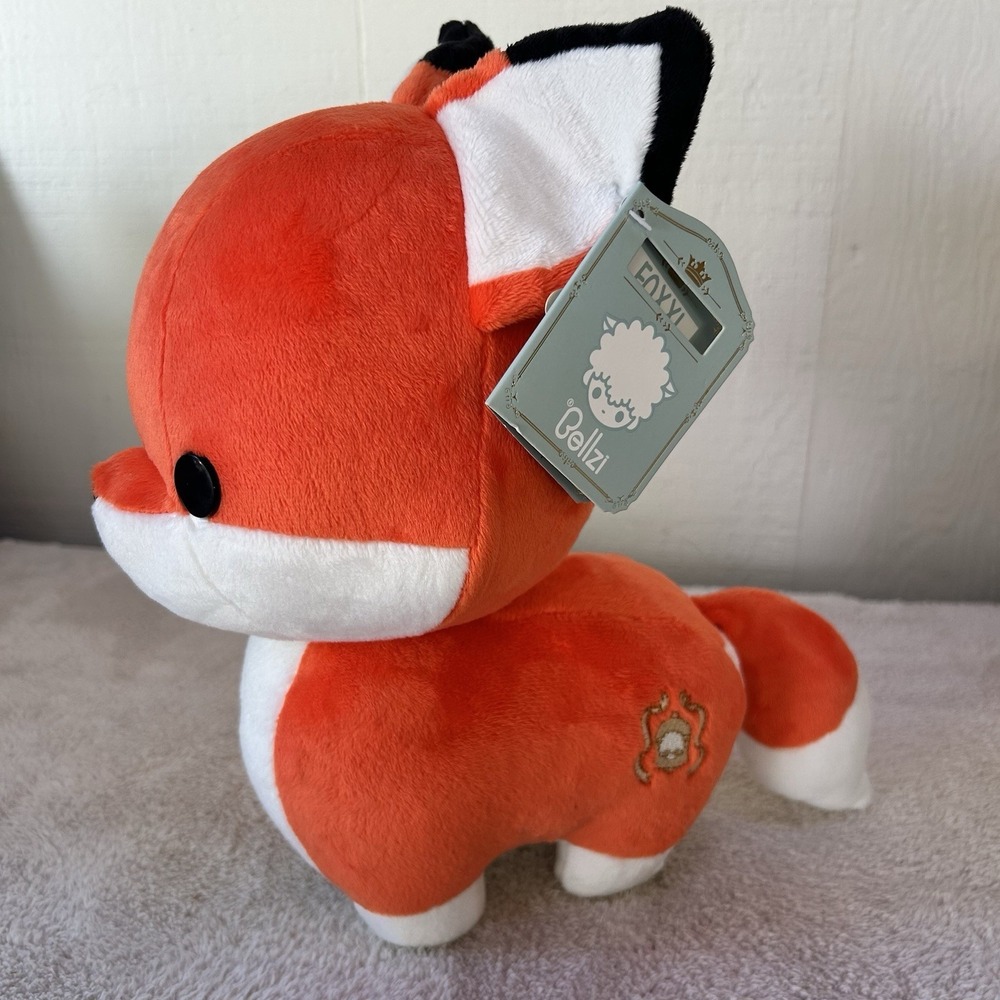 Bellzi Foxxi Plush Orange Fox Cute Stuffed Animal Plush Toy 12" NWT